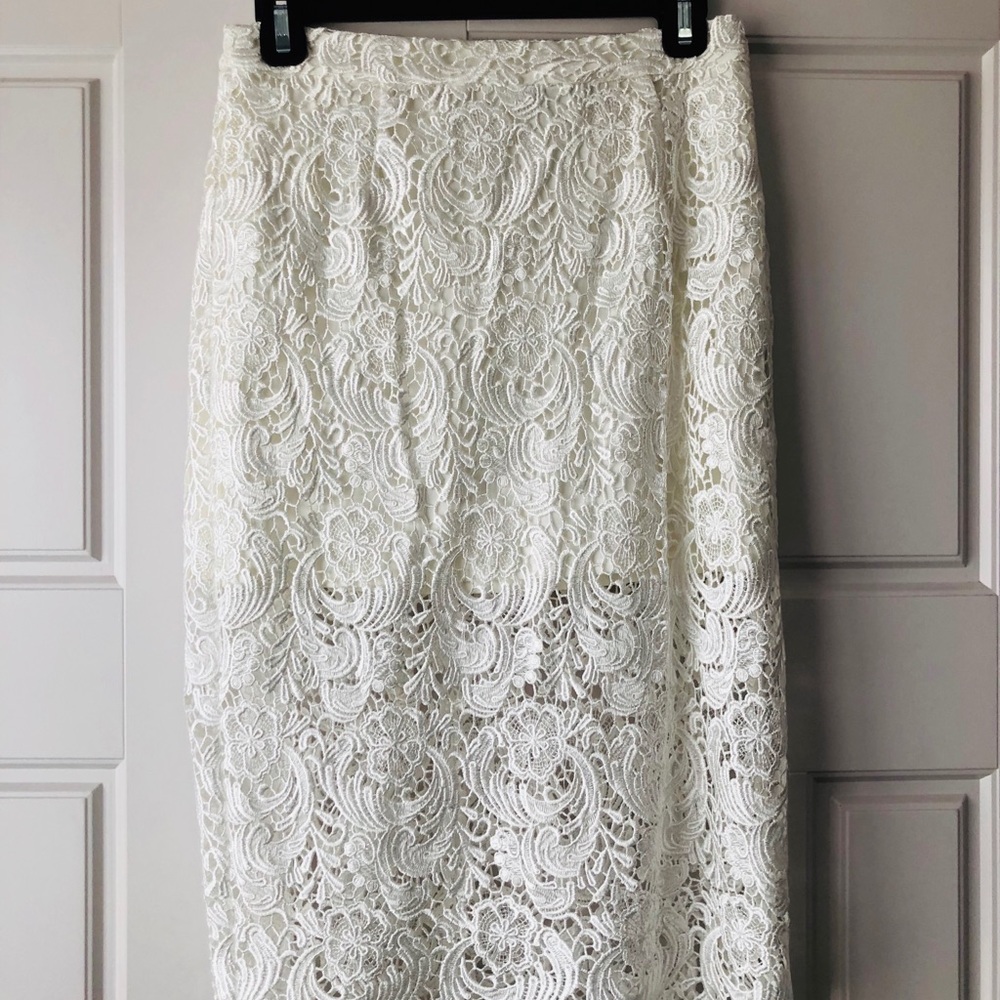 Lace Midi Skirt